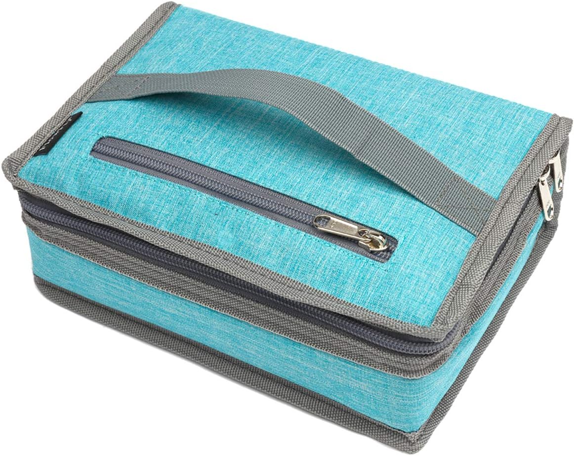 FlowFly – Pequeña lonchera con aislamiento, suave bolsa fácilmente transportable, pequeño enfriador, kit de lonchera con asa, para el trabajo o la