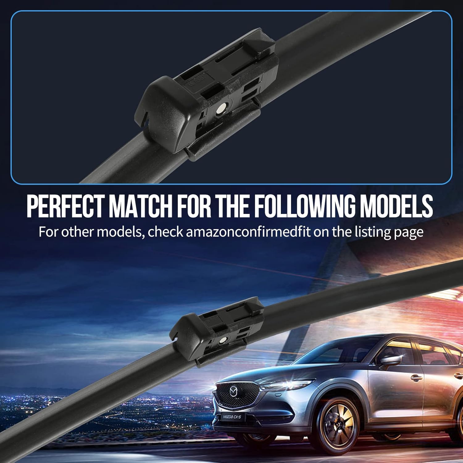WENYANT 28 + 24 pulgadas compatible con Chevy Chevrolet Cruze 2021 2020 2019 2018 2017 2016 limpiaparabrisas delantero con repuesto de equipo