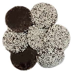 Bayside Candy Regular Nonpareils Chocolate negro Caramelo de chispas de chocolate francés Nonpareils de chocolate negro Discos de chocolate Bayside Candy Regular Nonpareils Chocolate negro Caramelo de chispas de chocolate francés Nonpareils de chocolate negro Discos de chocolate