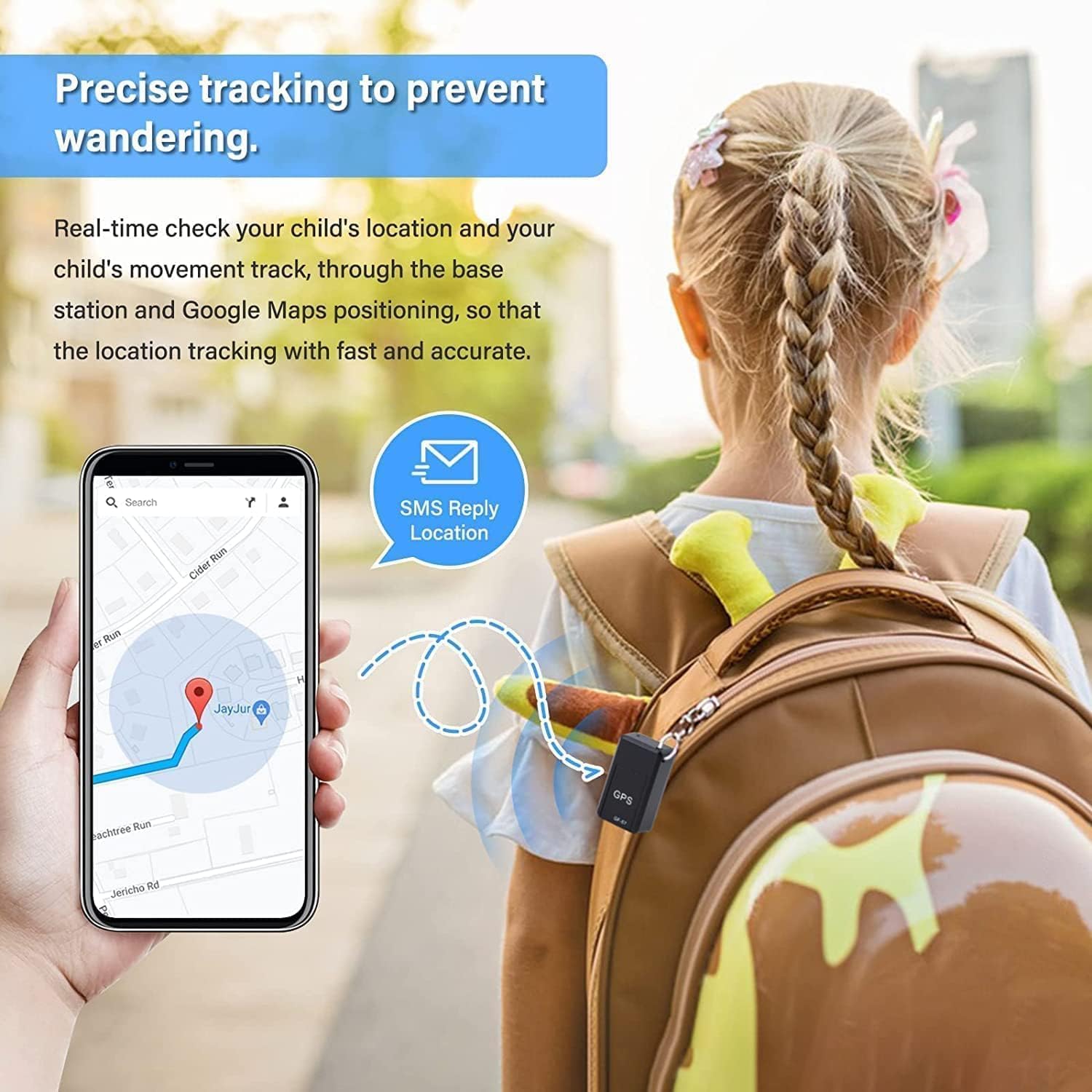 Rastreador GPS para vehículos, mini localizador magnético GPS en tiempo real, sin suscripción, cobertura global completa de larga espera GSM SIM GPS