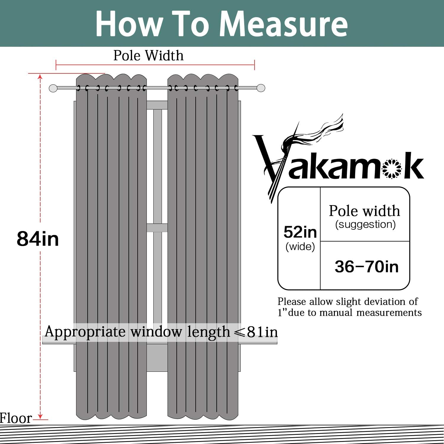 Yakamok – Cortinas blackout para habitación, con ojales, térmicas, para oscurecer la habitación o sala, juego de 2 paneles