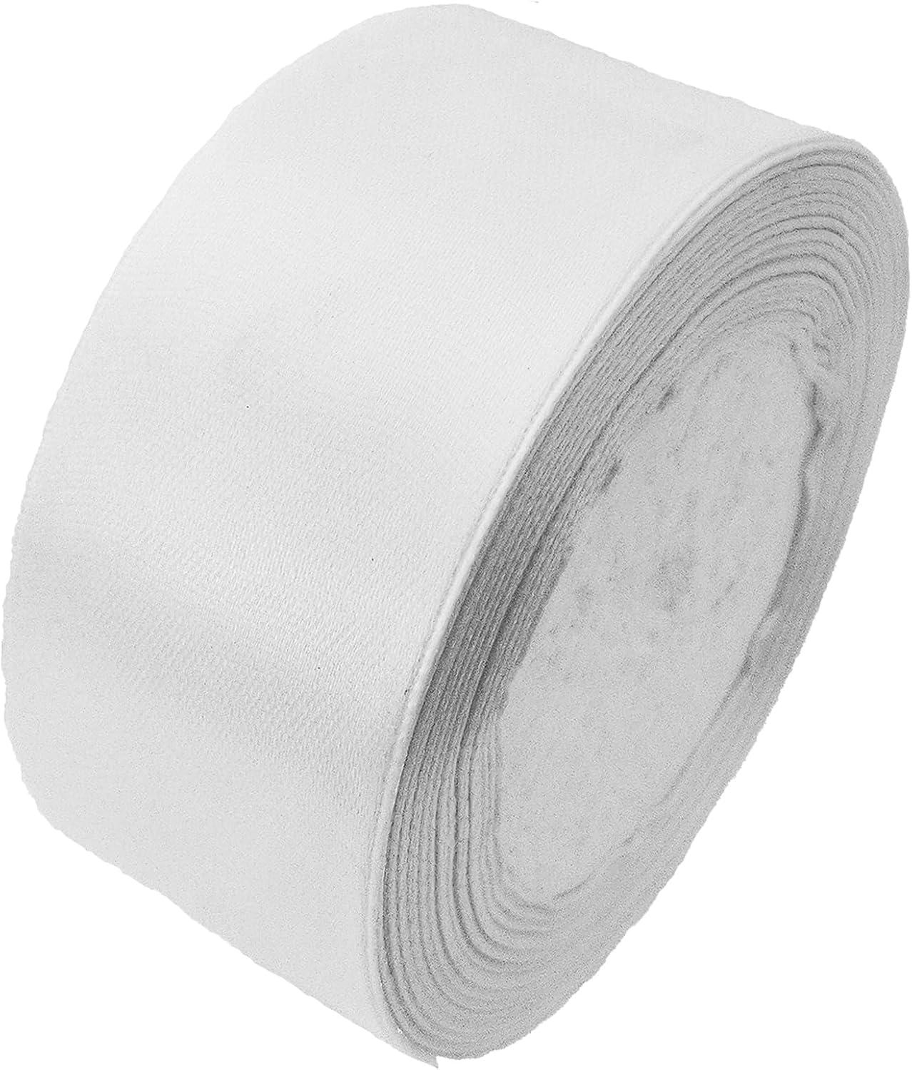 Cinta de satén blanca para envolver regalos de 1.5 pulgadas x 25 yardas, cinta de tela de color sólido para manualidades, lazos para el cabello,