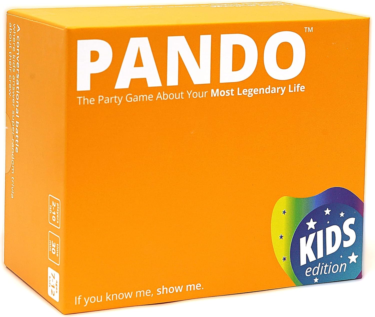 PANDO Edición para niños – El juego de fiesta y inicio de conversación para niños – Juego de rompehielos para niños y juego para conocerte
