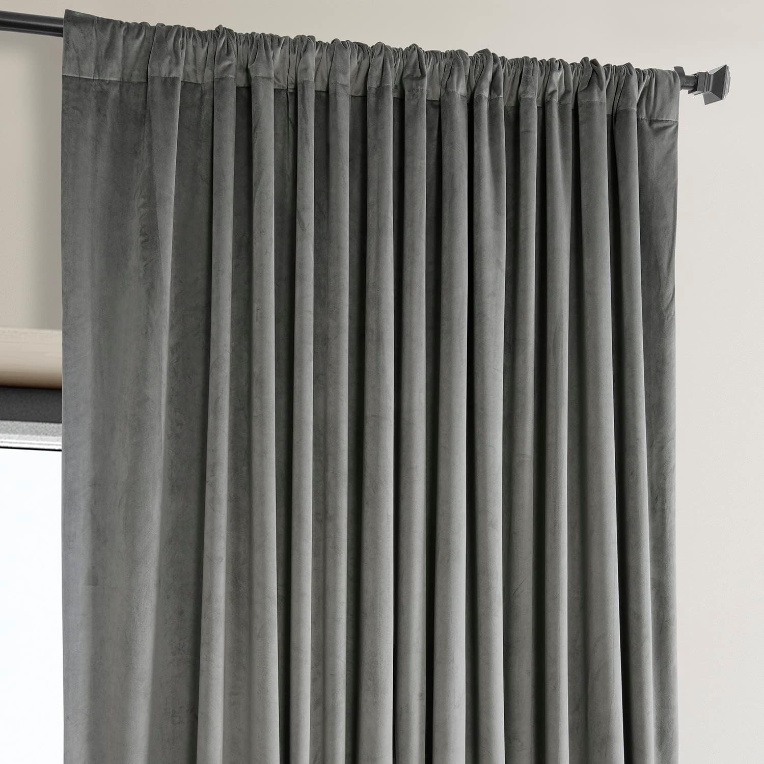 HPD Half Price Drapes VPYC-SBO161213-96-DW, cortina opaca extra ancha con aislamiento térmico para ventana, 100 x 96 pulgadas, para dormitorio y