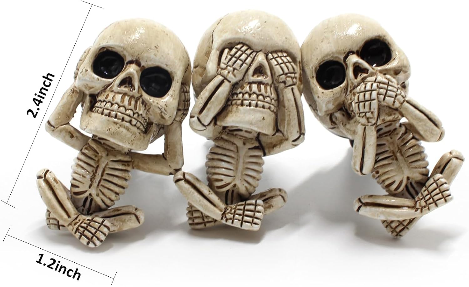 Ambientadores de calavera para automóvil, clips de ventilación con aceite esencial de lavanda pura de 0.3 onzas líquidas, accesorios de decoración