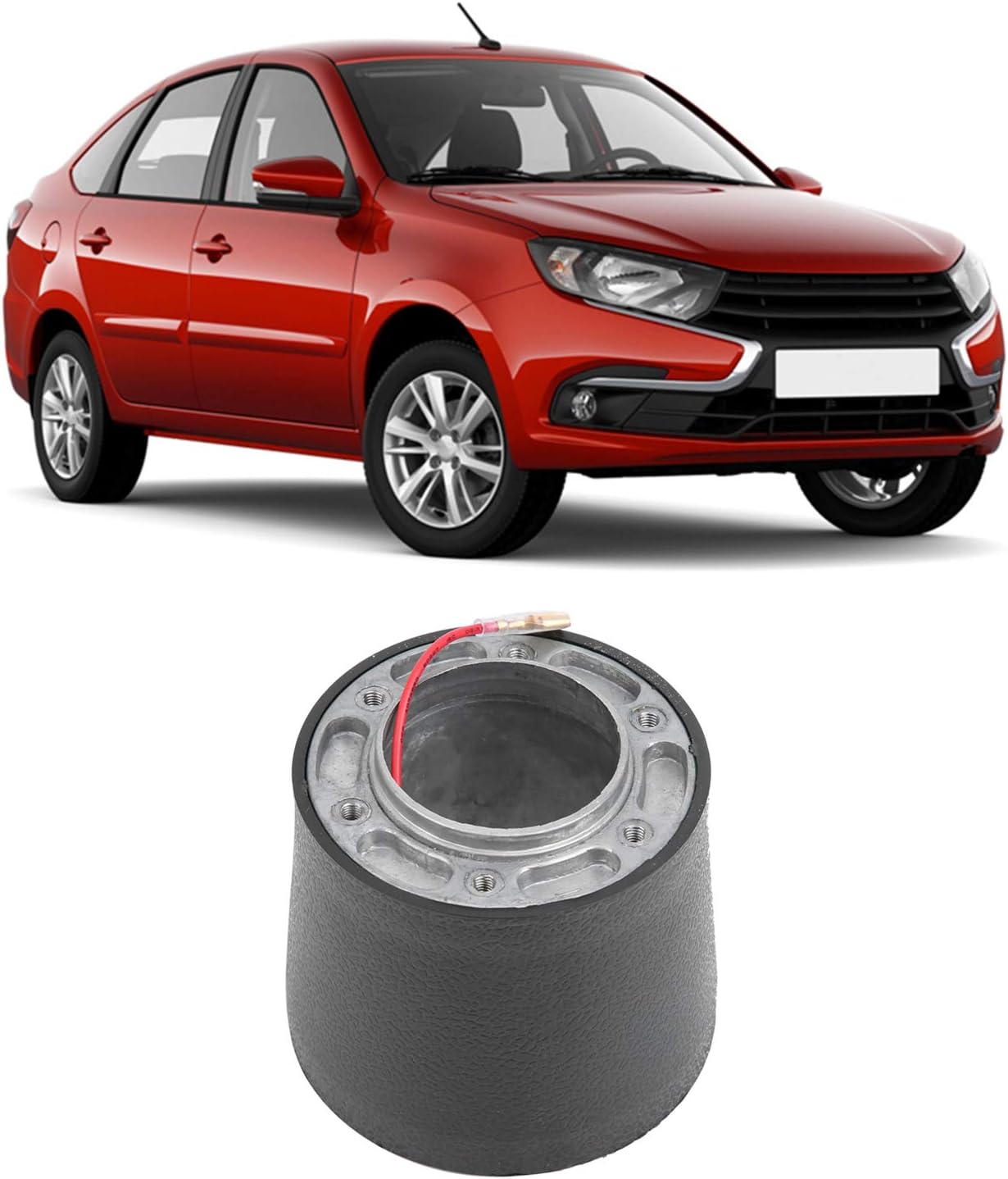 Adaptador del cubo del volante, Conector de la base del volante del coche Eje de dirección para LADA