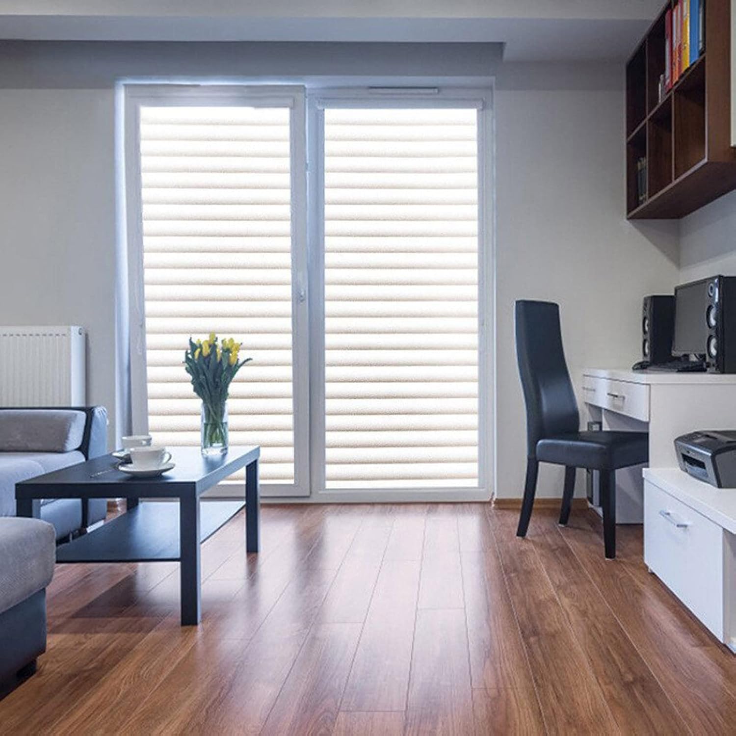 Persianas de imitación unidireccionales, película de vidrio de perspectiva unidireccional, película de privacidad para ventanas, película