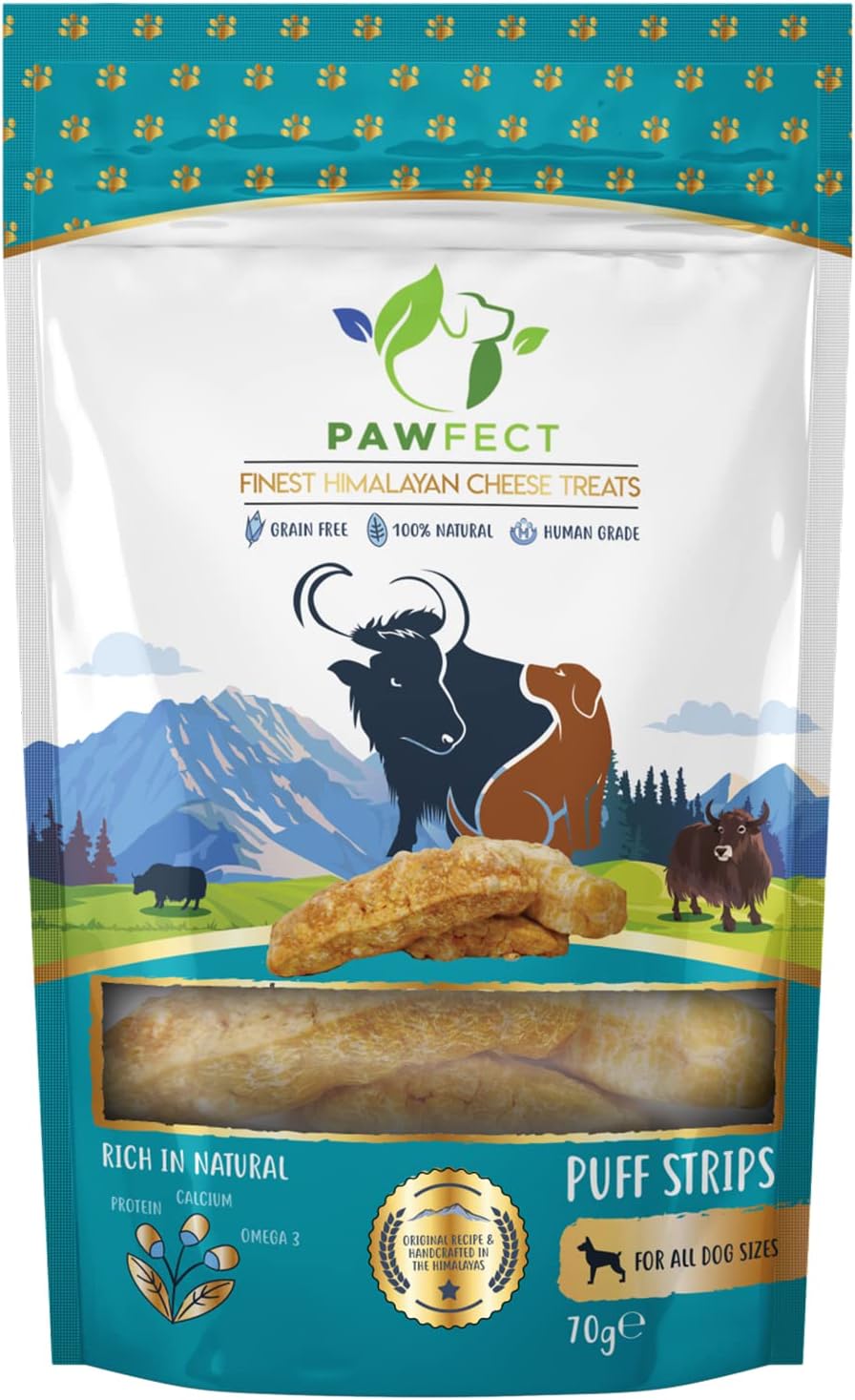 Tiras de hojaldre de queso del Himalaya Pawfect