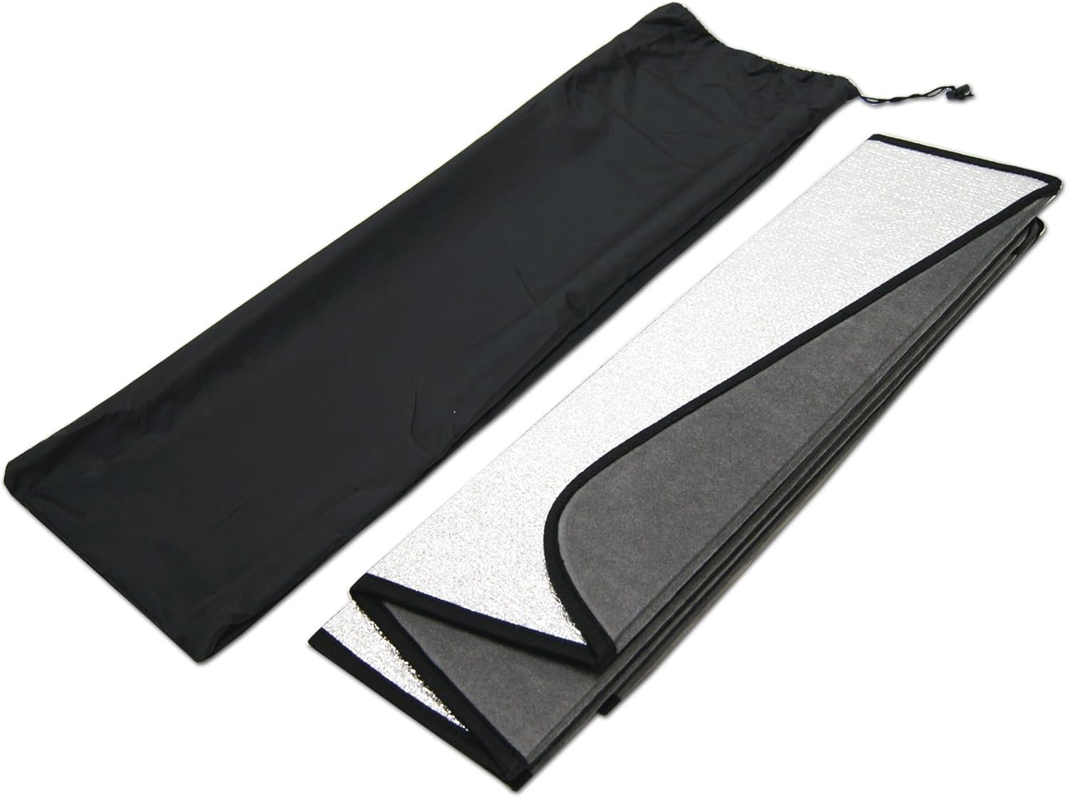 SS-055 – Parasol para parabrisas delantero de automóvil compatible con Cadillac SRX 2010-2016  Protector solar estilo acordeón de ajuste
