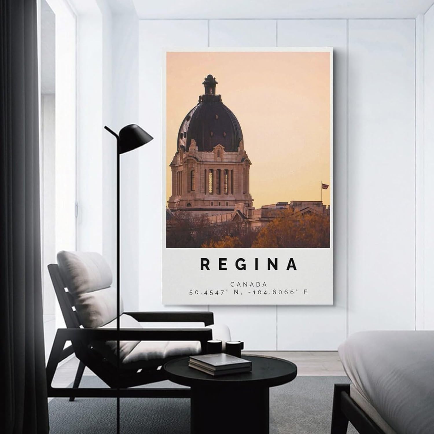 Regina Foto Dekor, Regina Geschenk Reise Druck,Saskatchewan,Büro Wandkunst, Canvas Wall Art Print Poster For Home School Office Decor Unframe-style