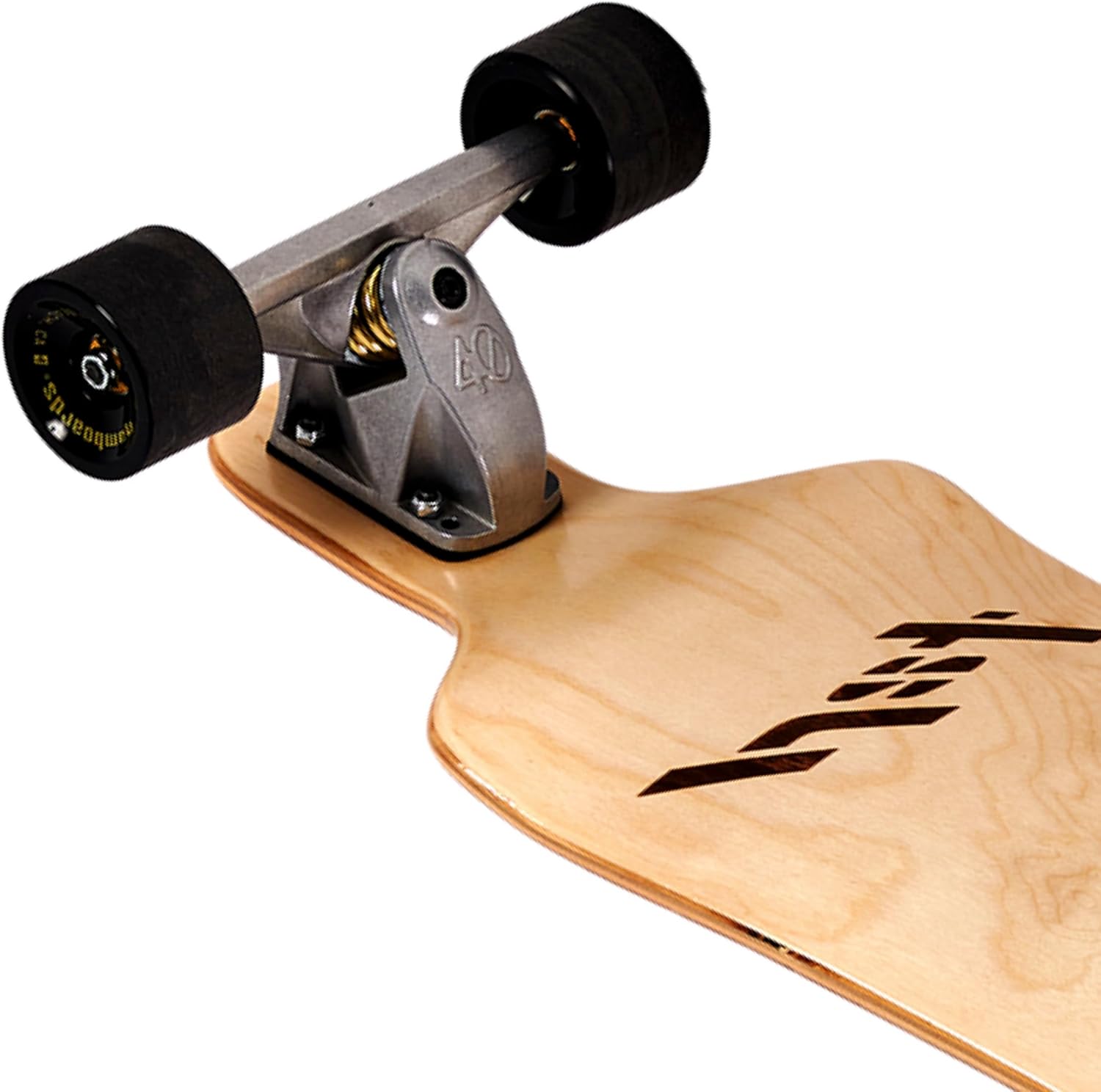 HST Longboard Skateboard Complete Cruiser  Longboard de abedul de 7 capas con camiones patentados para crucero, tallado y diversión de estilo libre.