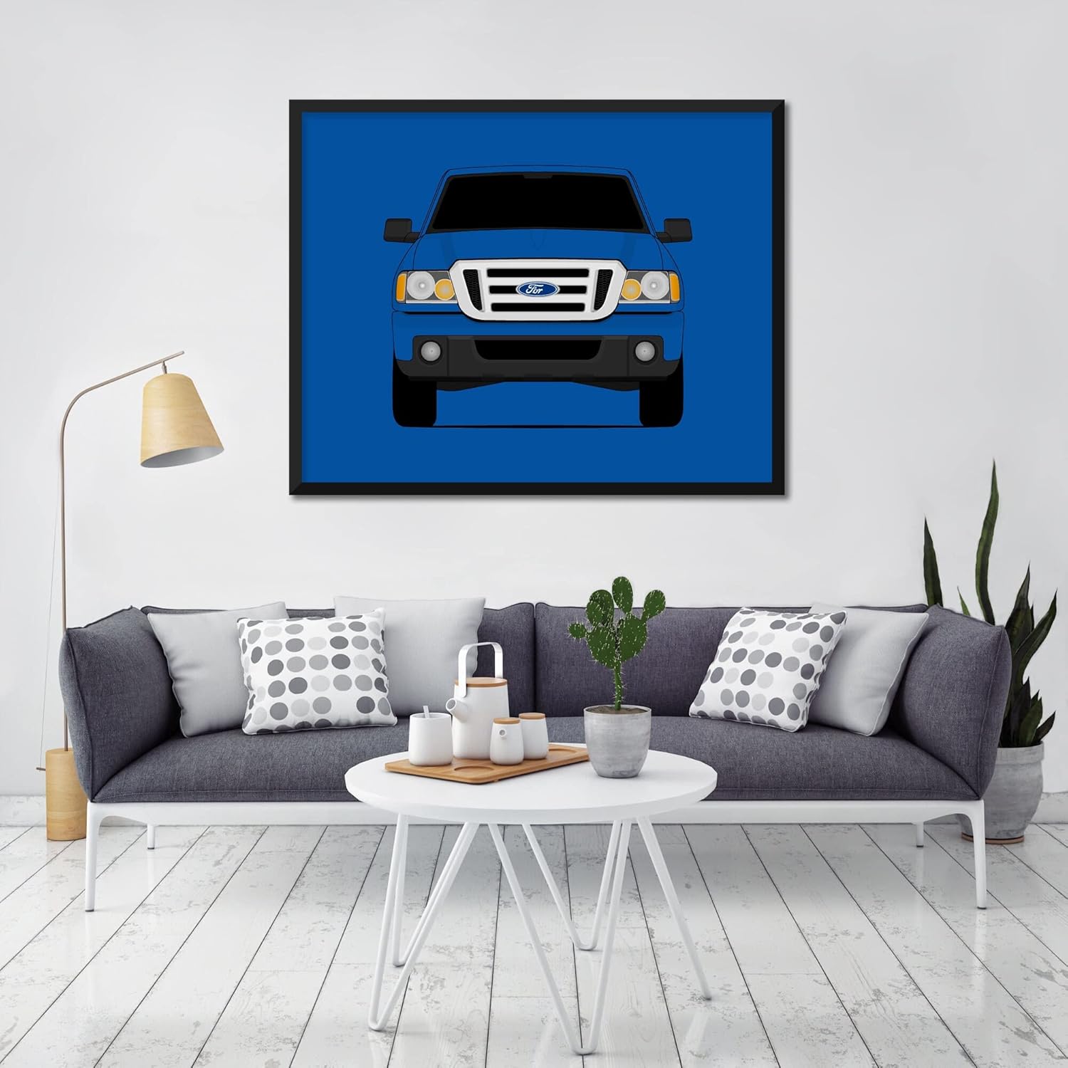 CUSTOMIZABLE COLOR Ford Ranger (2006-2011) 3rd Generation Inspired Poster Print Wall Art Decor Handmade