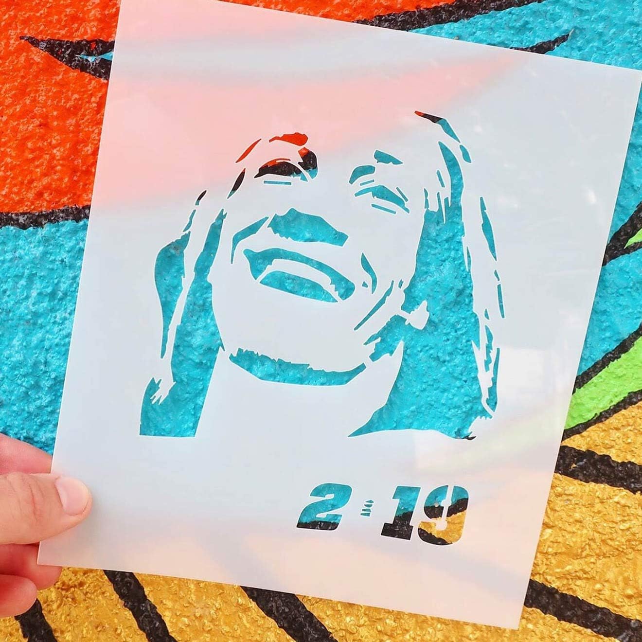 Stencil Stop Plantillas personalizadas para pintura en aerosol, personalizables para logotipos, negocios, imágenes, plástico Mylar de 0.55 pulgadas