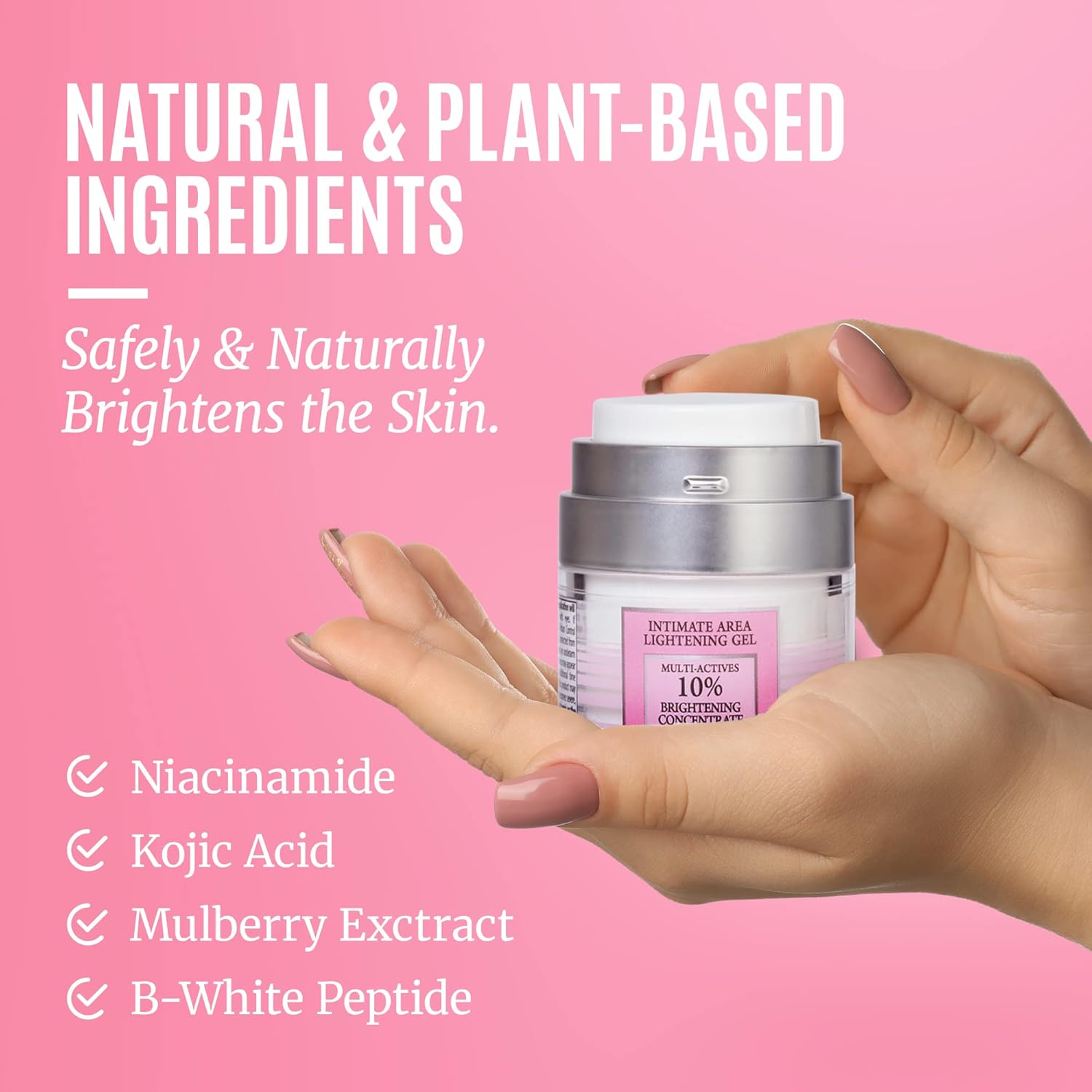 Gel corrector de manchas oscuras íntimas para cuerpo, bikini y áreas sensibles con crema removedor corrector de manchas oscuras