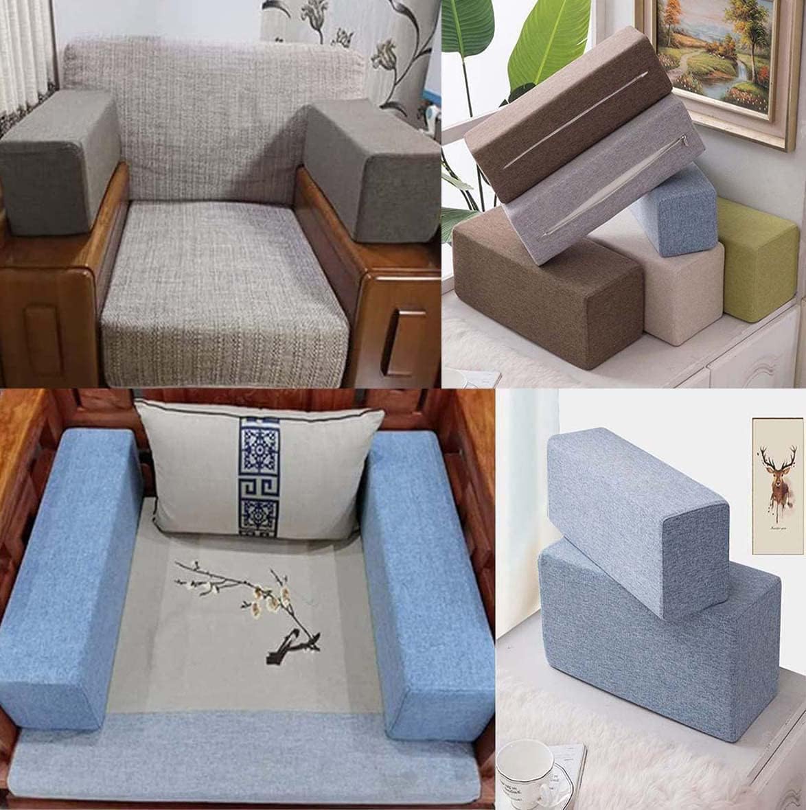 Relleno de espacio para cama larga de tamaño personalizado, cojín de soporte de colchón rectangular, cierra el espacio entre la pared del cabecero o