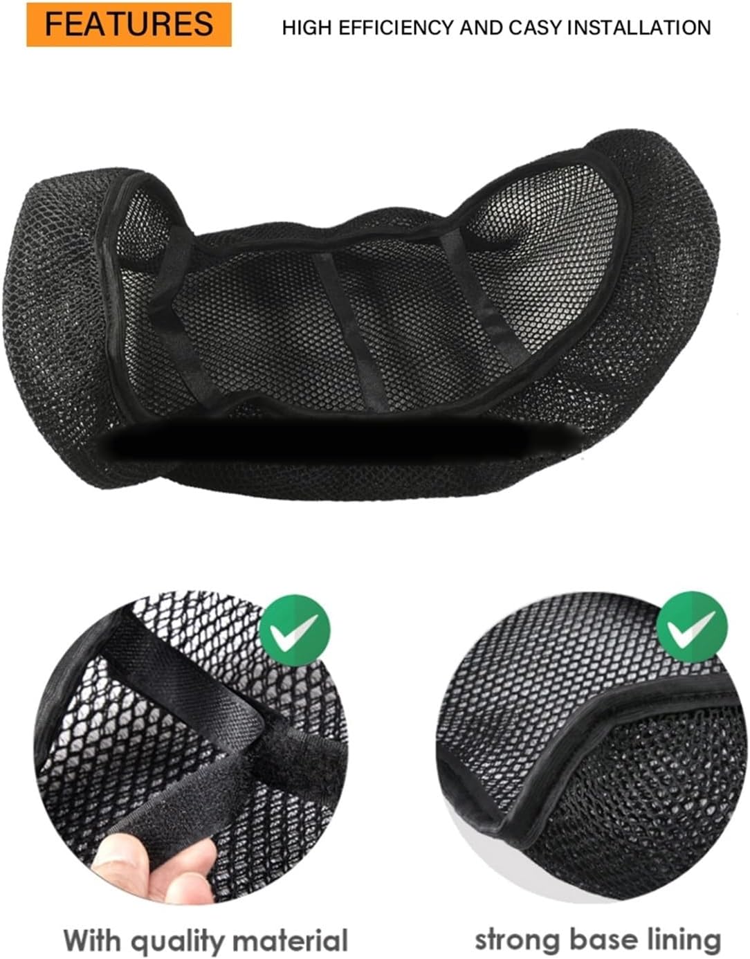 Seat Set Motorcycle 3D Waterproof Breathable Protective Padded Seat Cover for Suzuki V-Strom VStrom DL650 DL1000 DL250 DL 650 1000 250 (Color  DL250)
