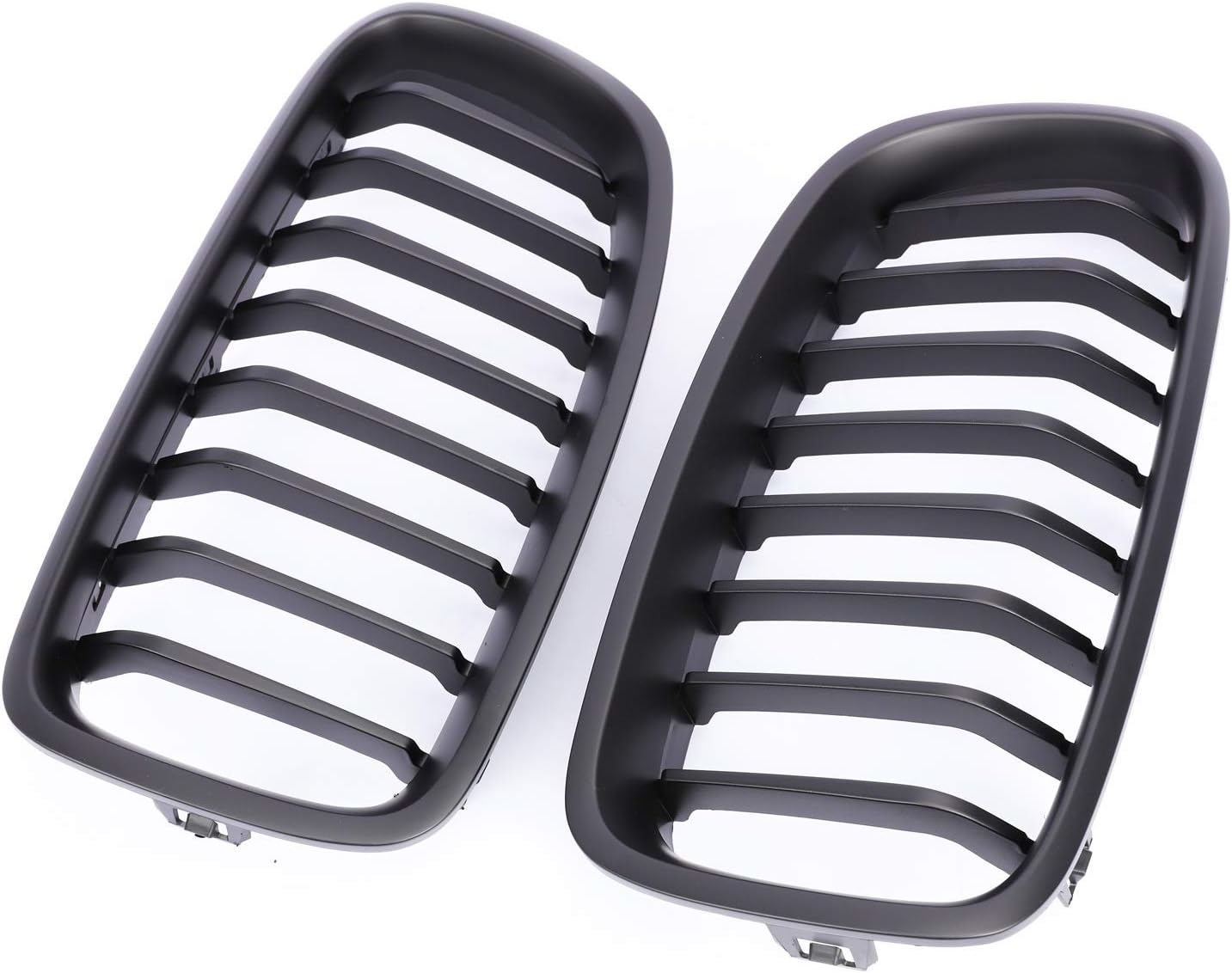 PENSUN Parrillas delanteras negras mate riñón para 2012-2016 BMW Serie 3 F30 F35