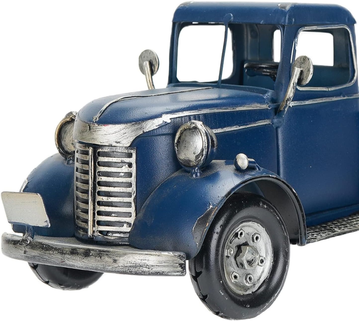 SOFFEE DESIGN Vehículos coleccionables clásicos de 12 pulgadas, decoración de hierro modelo Pick-up, figura coleccionable, soporte de vino de