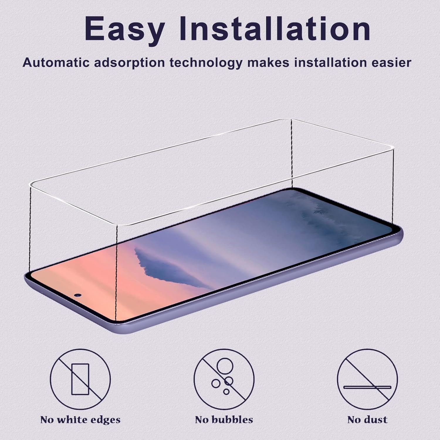 Paquete de 3 + 3 Protector de pantalla para Galaxy S21 FE 5G + protector de lente de cámara, película de vidrio templado HD, dureza 9H, resistente a