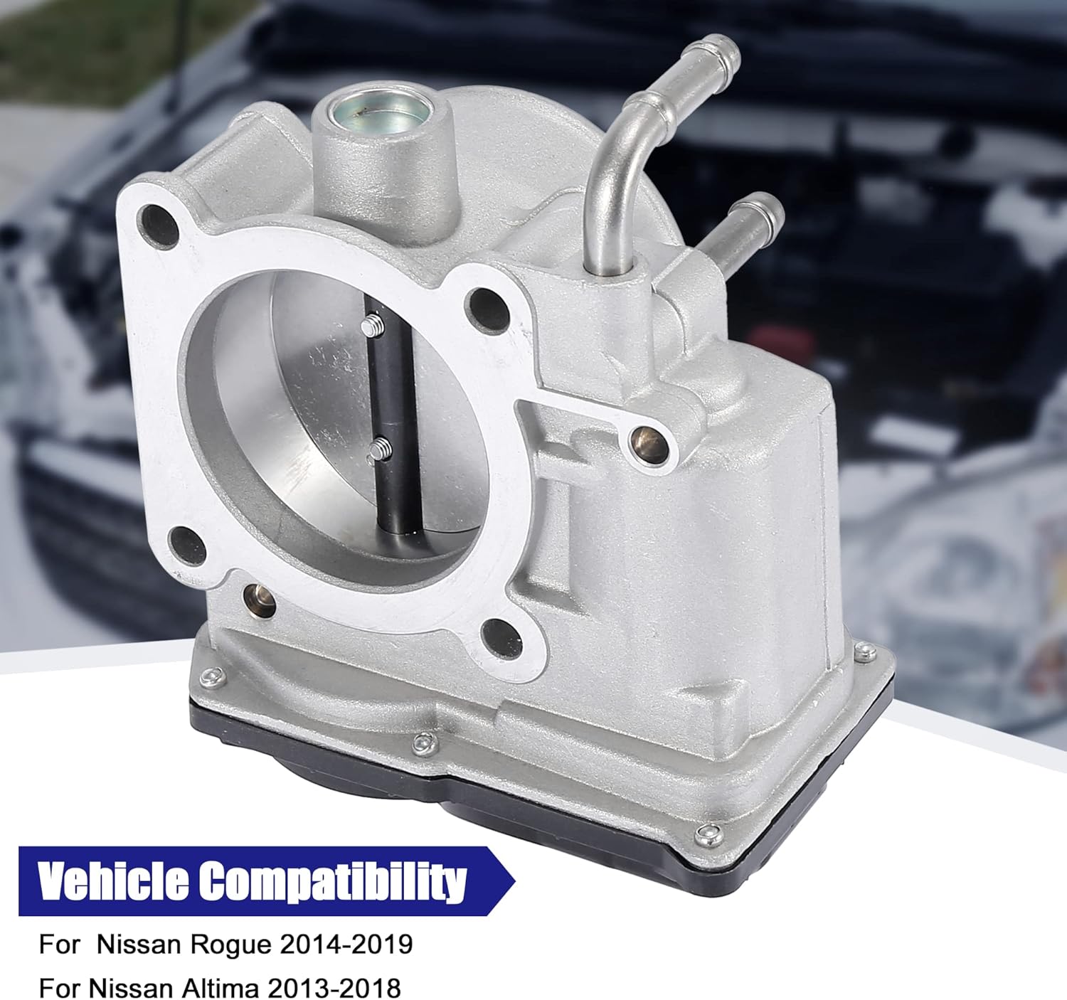 X AUTOHAUX Cuerpo del acelerador, cuerpo del acelerador con Sensor para Nissan Altima 2.5L 2013-2018, para Nissan Frontier 2.5L 2005-2019, para