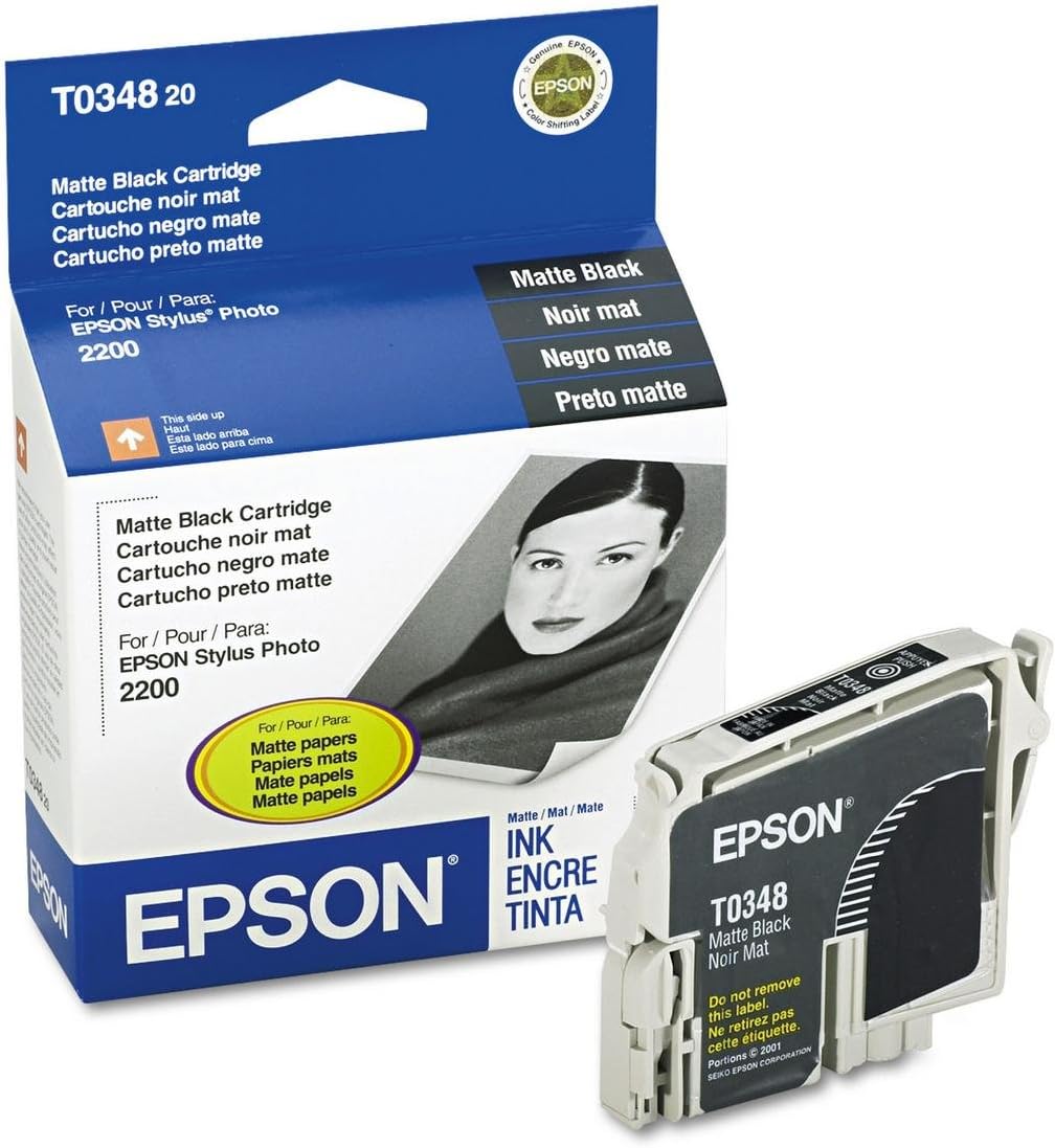 Tinta T034820, rendimiento de 628 páginas