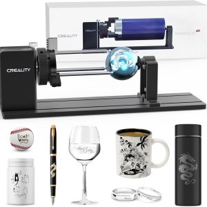 Kit rotativo oficial Creality Pro, rodillo giratorio láser 4 en 1, accesorios de grabado multifunción para grabador láser, mandíbula giratoria para Kit rotativo oficial Creality Pro, rodillo giratorio láser 4 en 1, accesorios de grabado multifunción para grabador láser, mandíbula giratoria para