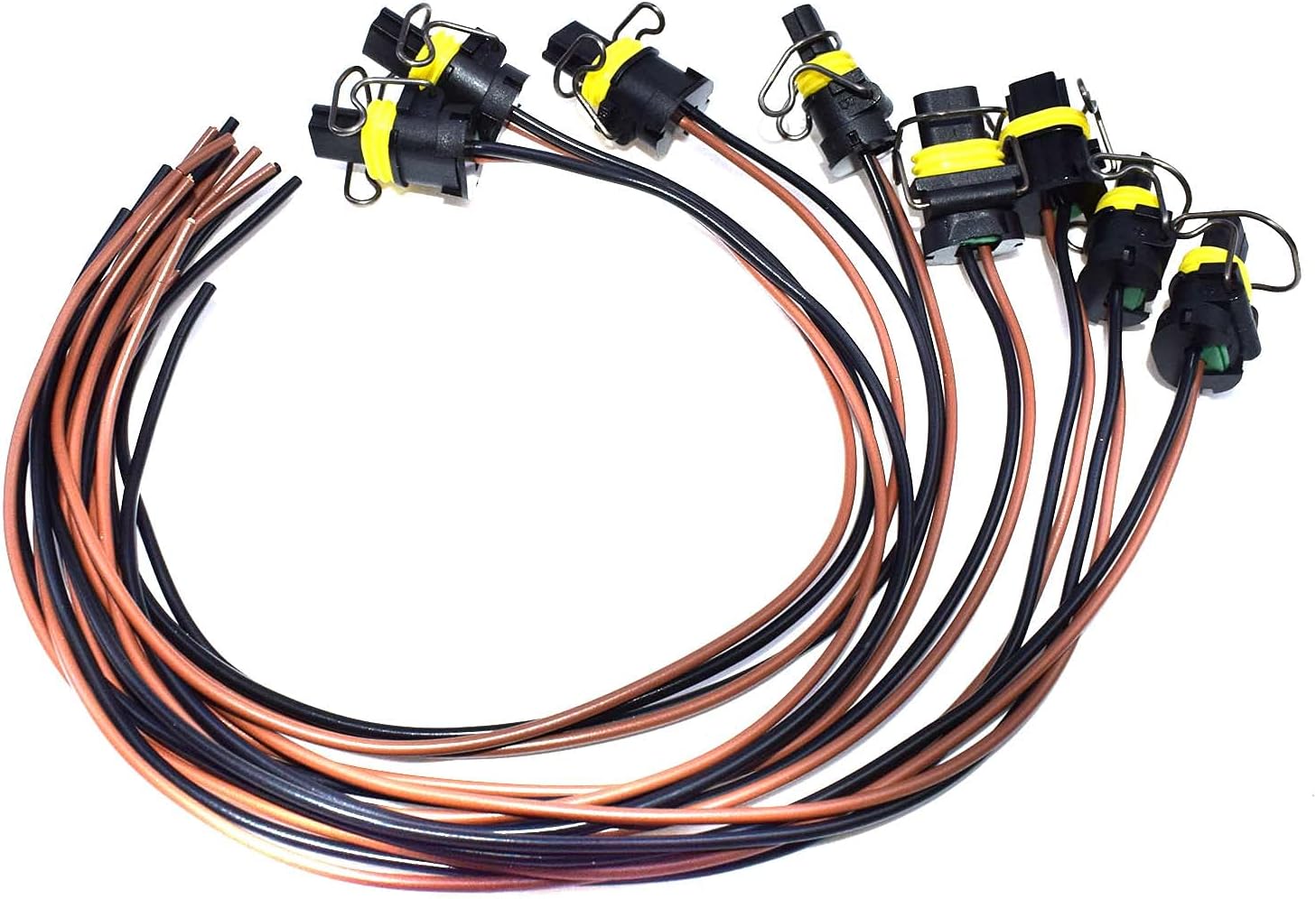 Coleta de la válvula del conector IPR del inyector 8PCS para el diesel de 6,0 7,3 Ford PowerStroke