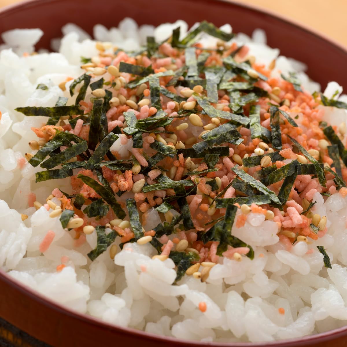 Furikake estilo japonés, Bonito picante de 1.76 onzas (paquete de 3)  Condimento de arroz sabor Umami con copos de algas marinas, semillas de