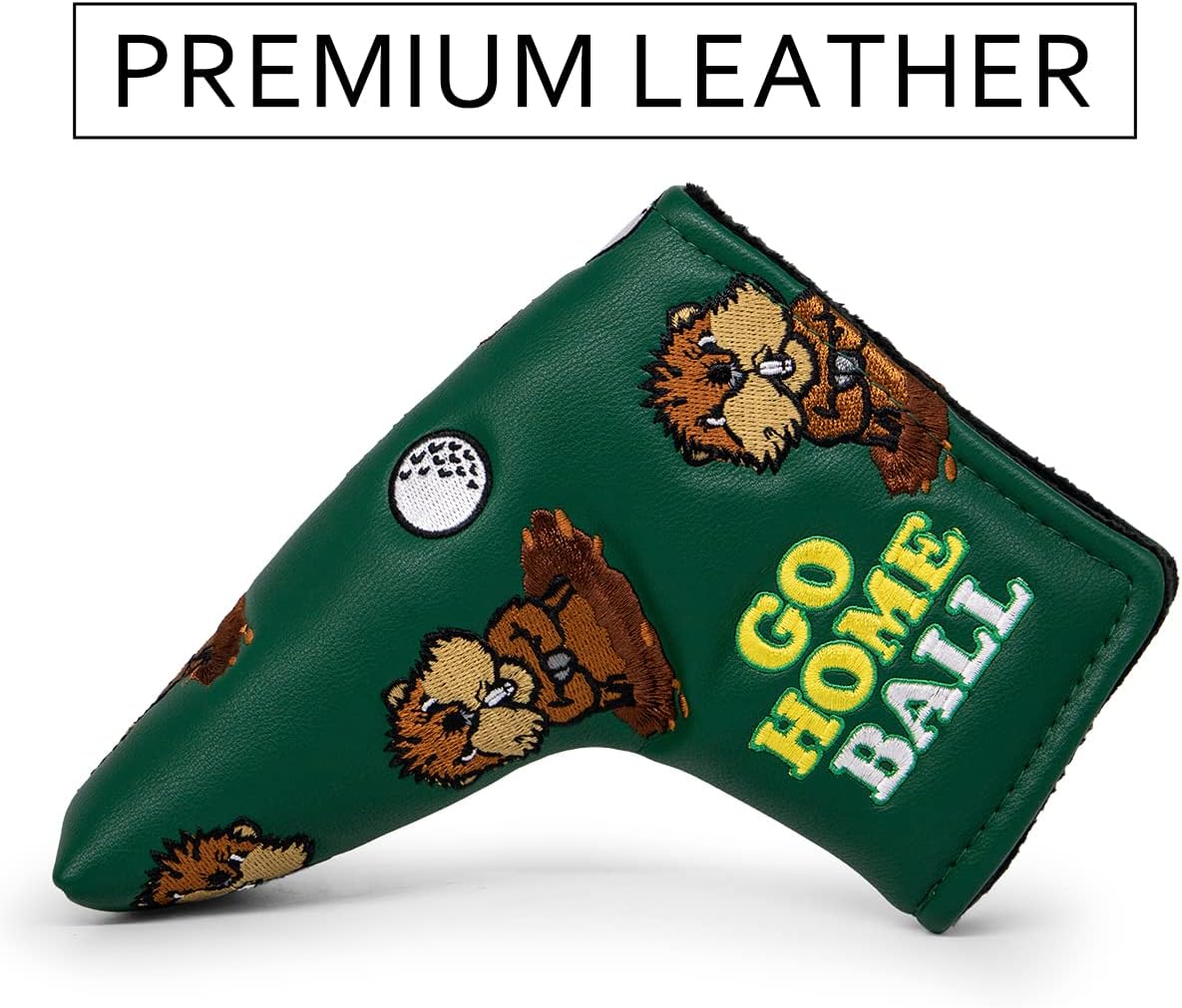 Barudan Golf Groundhog Golf Driver Head Cover Headcover 3 Wood Cover Hybrid Headcover Putter Head Cover -Fairway Rescue Wood Head Cover fits for
