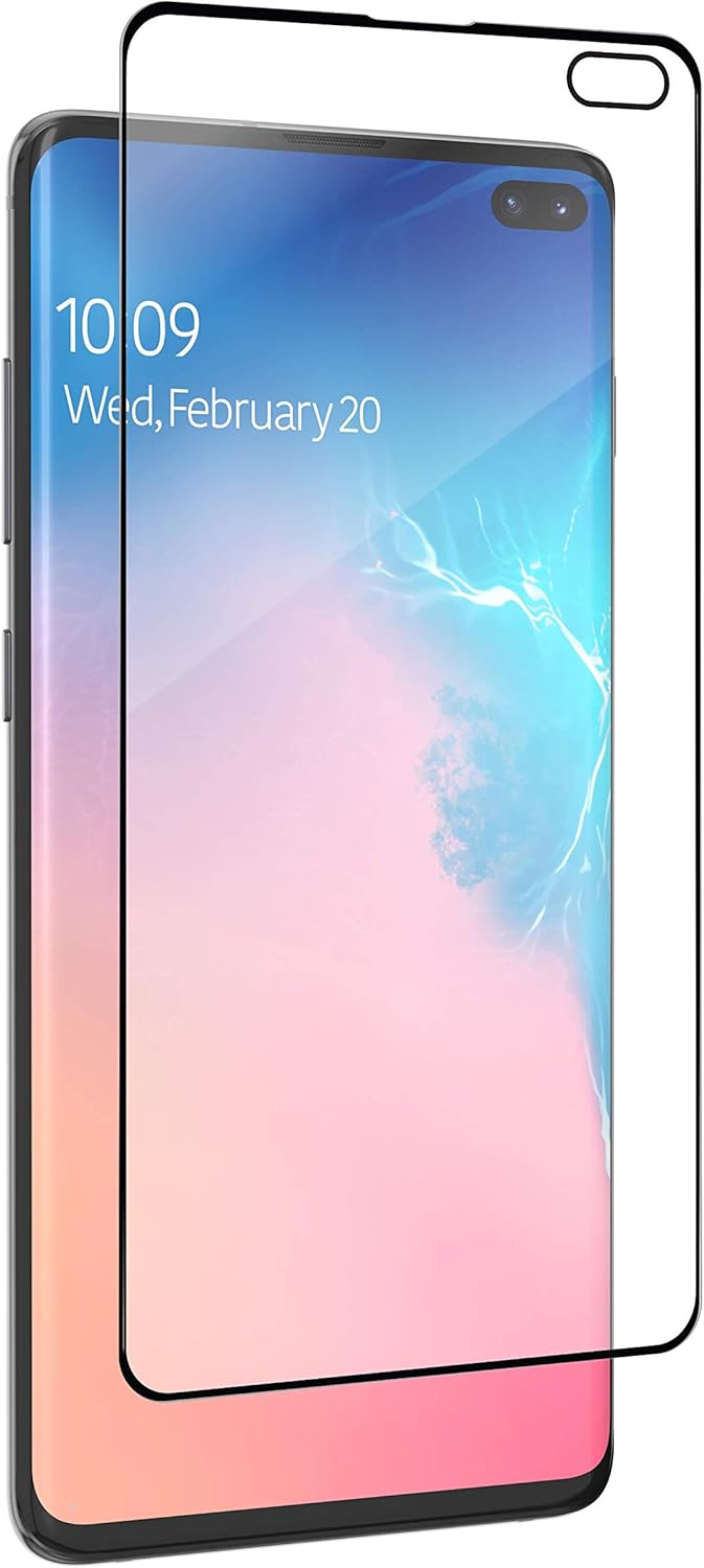 ZAGG 200302956 Invisbleshield Glass Fusion – Vidrio híbrido de ingeniería – Protector de pantalla – Hecho para Samsung Galaxy S10+