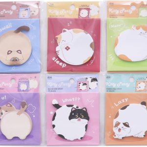 6 paquetes de notas adhesivas de dibujos animados de animales lindos juegos de bloc de notas autoadhesivas para amantes de las mascotas, mujeres y 6 paquetes de notas adhesivas de dibujos animados de animales lindos juegos de bloc de notas autoadhesivas para amantes de las mascotas, mujeres y