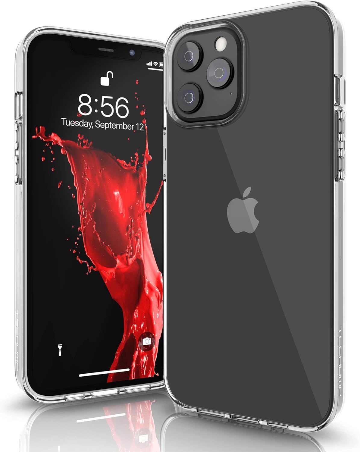 Funda transparente de TPU líquida compatible con iPhone 12 Pro Max de 6.7 pulgadas, suave, flexible, antiamarilleo, ultrafina, transparente