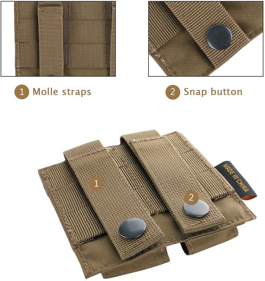 EXCELLENT ELITE SPANKER Pistola universal ajustable táctica abierta superior doble pistola Mag bolsa