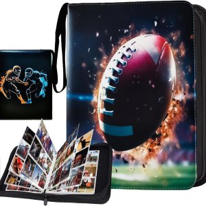 720 bolsillos, carpeta de tarjetas de fútbol, carpeta de tarjetas intercambiables, carpeta de tarjetas, 9 bolsillos con 40 fundas extraíbles, 720 bolsillos, carpeta de tarjetas de fútbol, carpeta de tarjetas intercambiables, carpeta de tarjetas, 9 bolsillos con 40 fundas extraíbles,