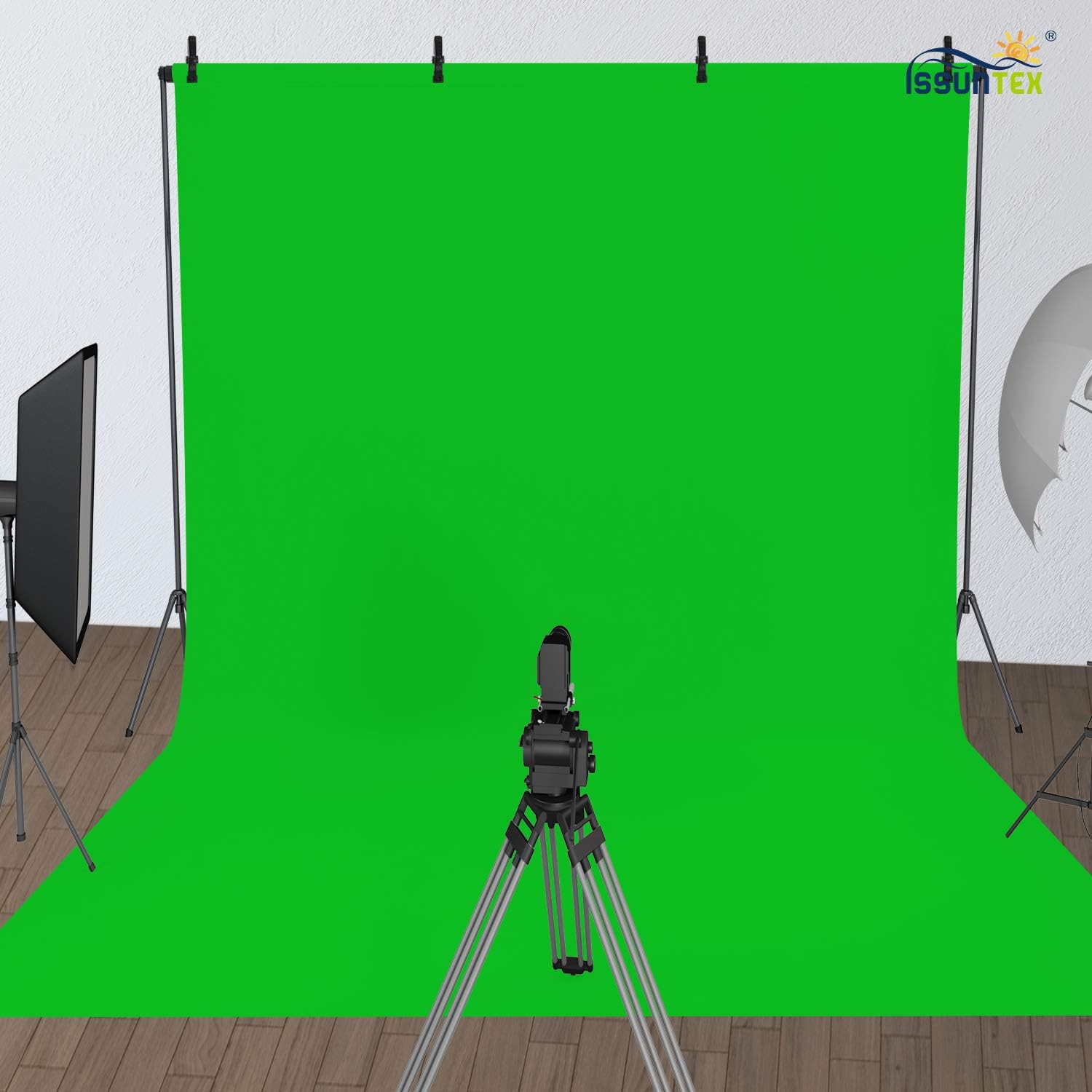 Fondo de muselina, telón de fondo para fotografía, pantalla plegable de alta densidad para fotografía de vídeo y televisión