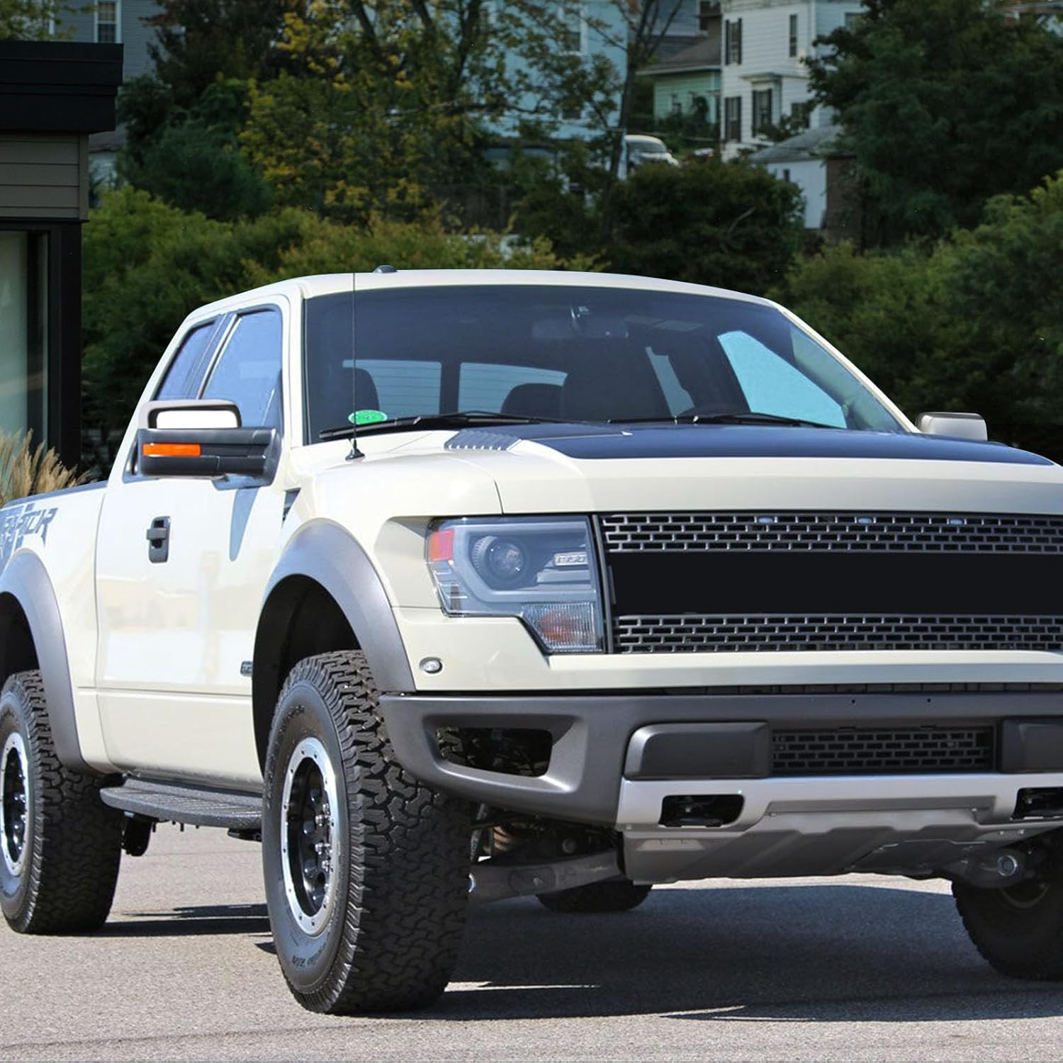 SCITOO – Espejos retrovisores laterales eléctricos para camioneta Ford F-150 modelos 2004 a 2014, con calefacción y direccionales