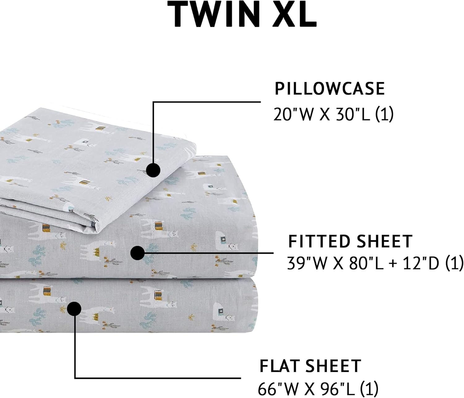 Comfort Spaces – Sábanas con fundas de almohada