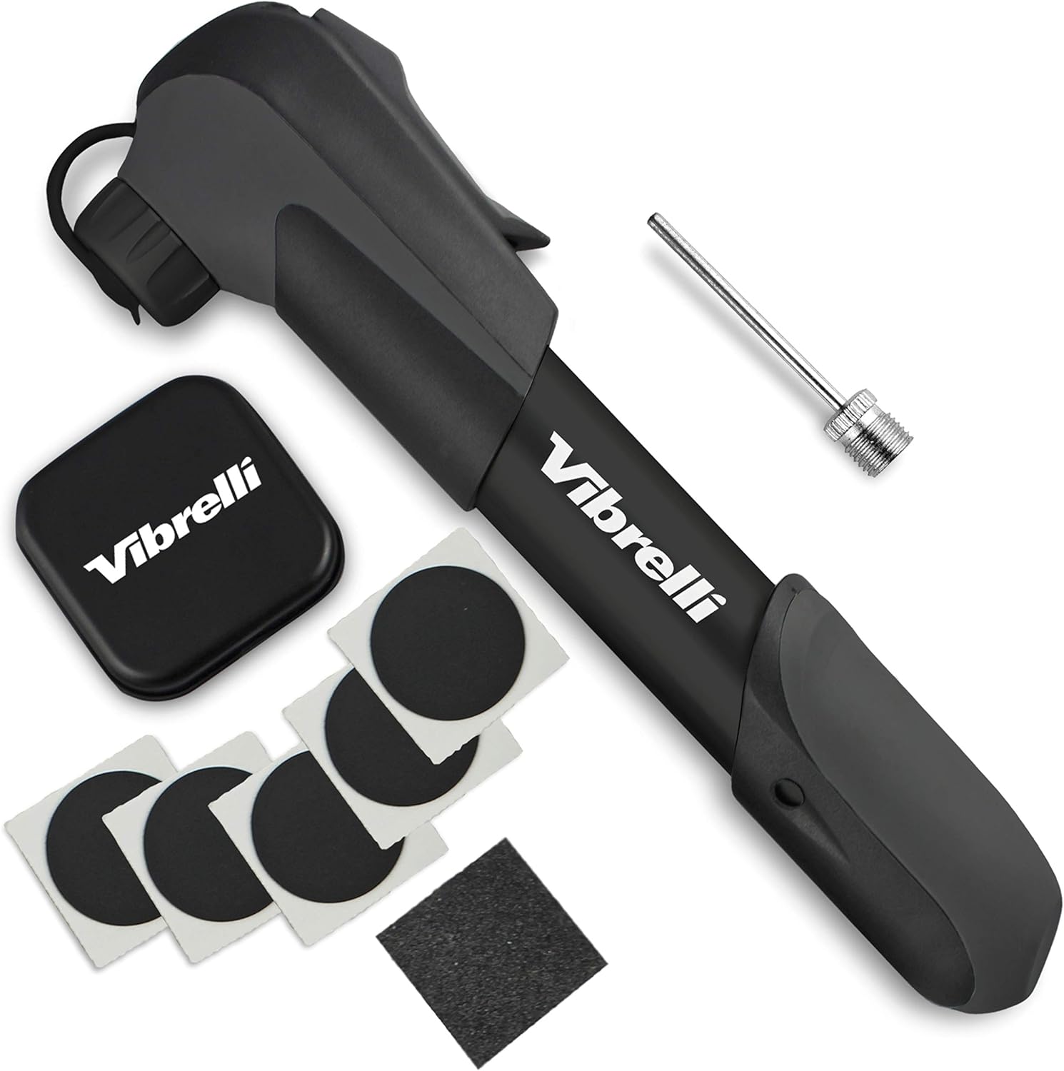Mini bomba de bicicleta Presta & Schrader – Bomba de neumáticos de 120 PSI para carretera y MTB – No necesita cambio de válvula