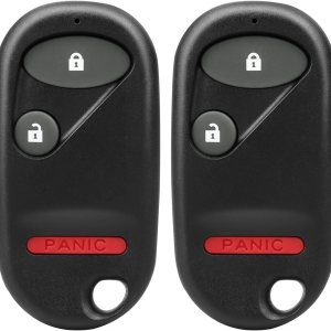 Nuevo llavero remoto de entrada sin llave para Honda Civic Pilot 2001 2002 2003 2004 2005 2006 2007, NHVWB1U523 NHVWB1U521, paquete de 2 Nuevo llavero remoto de entrada sin llave para Honda Civic Pilot 2001 2002 2003 2004 2005 2006 2007, NHVWB1U523 NHVWB1U521, paquete de 2