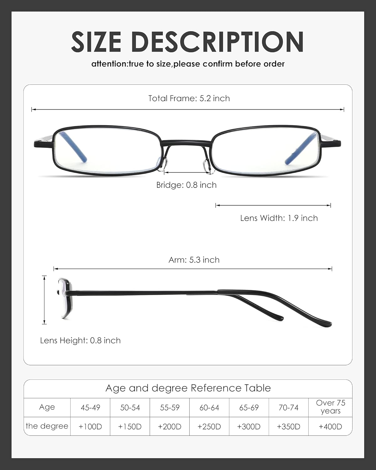 SOPHILY Paquete de 3 lentes de lectura delgados de bolsillo para hombres y mujeres, bloqueo de luz azul, compactos, bisagra de resorte, lentes de