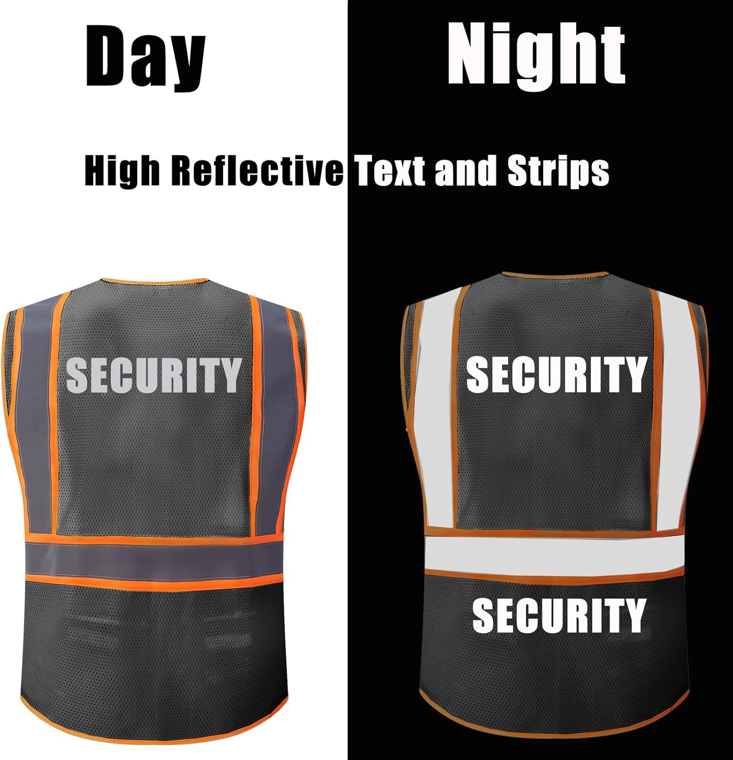BeautyWill Chaleco de seguridad personalizado Clase 2 Chaleco reflectante de alta visibilidad