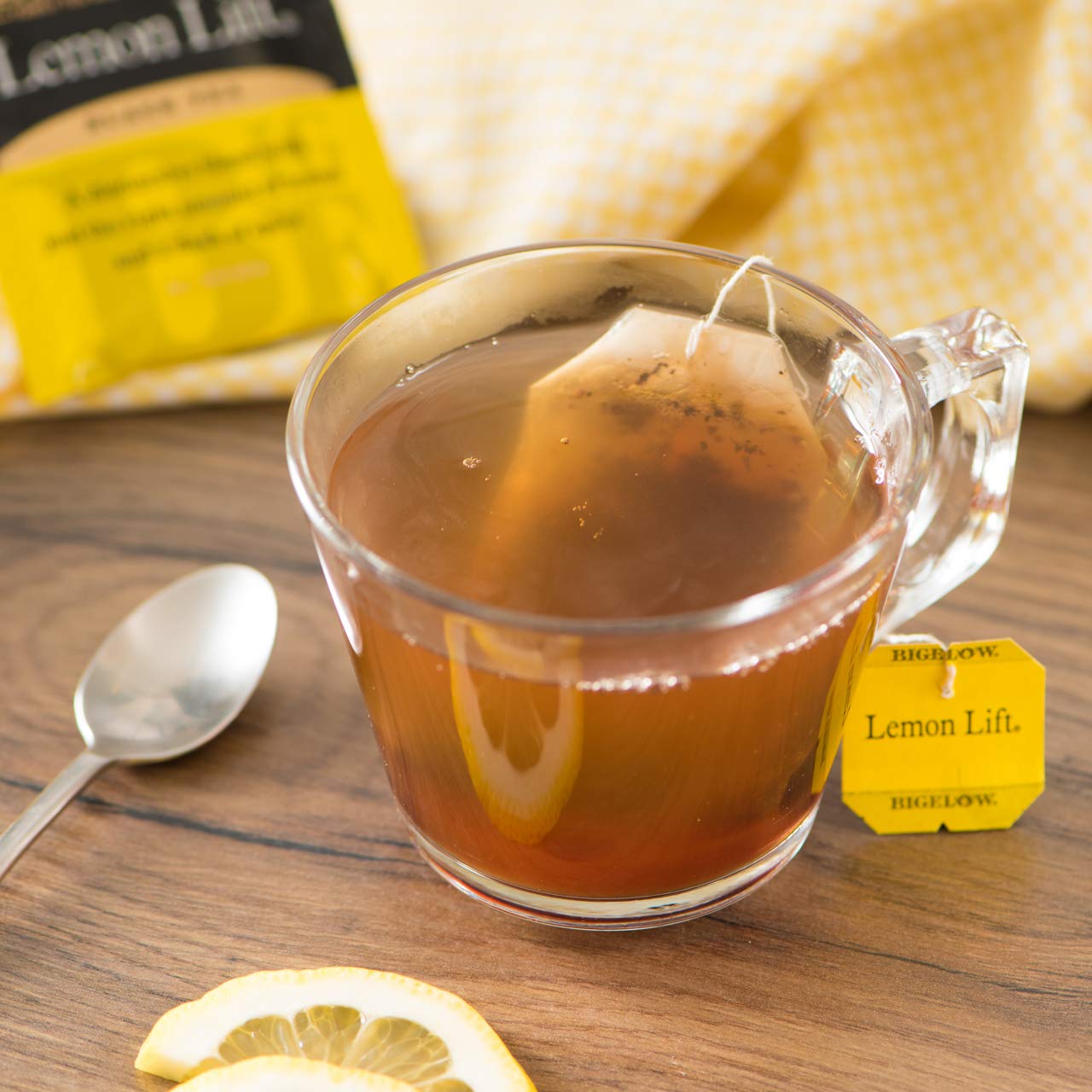 Bigelow, Black Tea, Lemon Lift, 20 bolsas de té, 1.37 oz (38 g) (paquete de 2)
