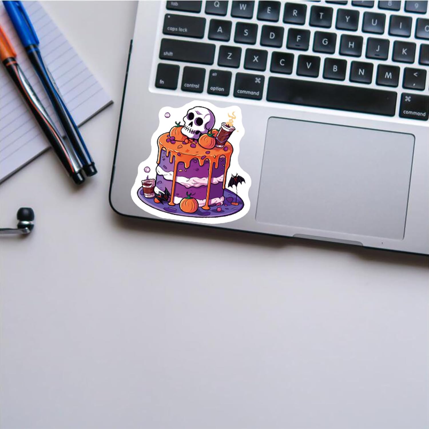 Calcomanías de decoración de Halloween para niños, bonitos regalos de Halloween, 50 calcomanías de vinilo impermeables para botellas de agua,