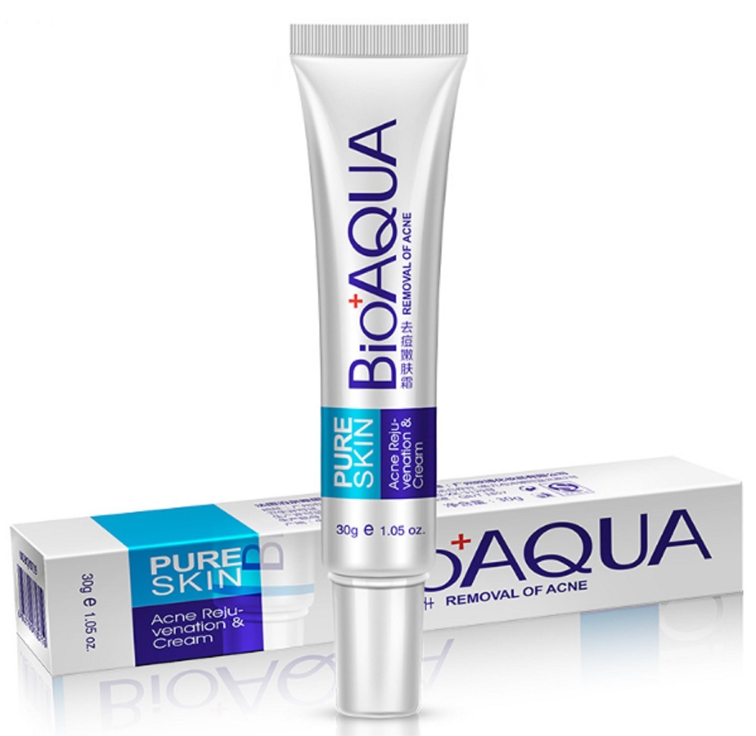 BIOAQUA 3 en 1 Cara Acné Cicatriz Eliminación de Cicatrices Manchas Aceite Crema Cicatriz Manchas Aceite Hidratante 3.53 oz+1.06 oz+1.0 fl oz