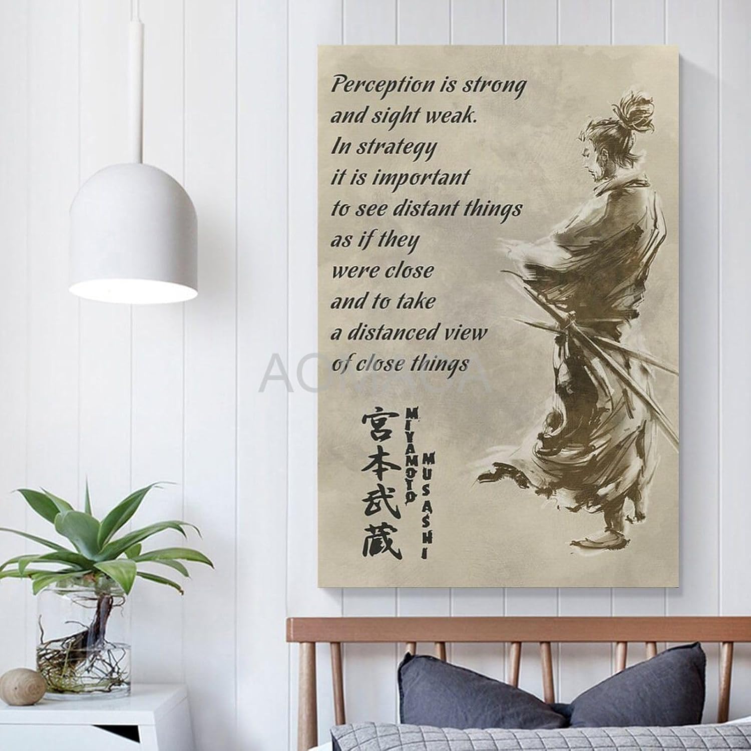 RCIDOS Vagabond Miyamoto Musashi – Póster de cómic japonés (2) pósteres e impresiones de pintura en lienzo para decoración de sala de estar,