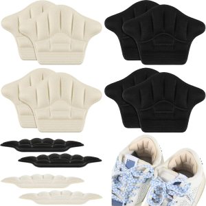 12 empuñaduras de talón para hombres y mujeres, almohadillas de talón para zapatos demasiado grandes, insertos de cojín de talón de cuero para 12 empuñaduras de talón para hombres y mujeres, almohadillas de talón para zapatos demasiado grandes, insertos de cojín de talón de cuero para