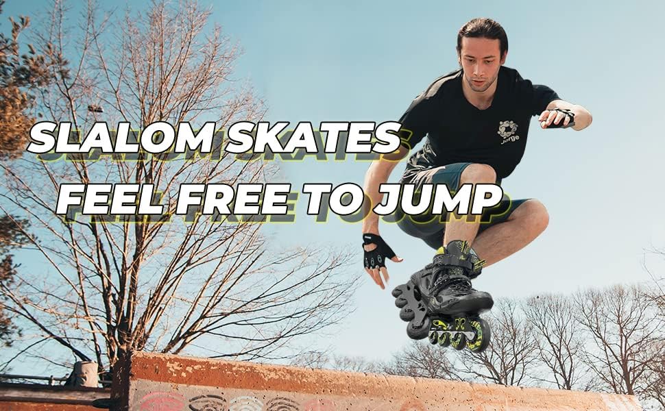 Nattork Patines en línea, cuchillas profesionales de fitness para adultos, mujeres y hombres, 4 ruedas, patines agresivos de carreras de velocidad