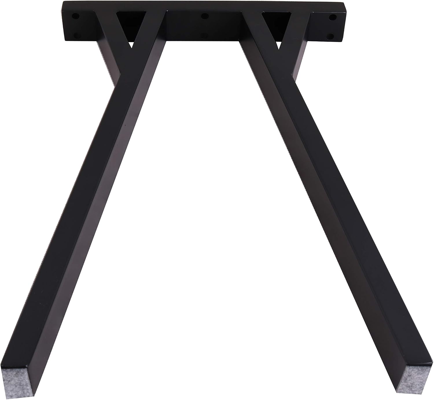 2 patas de banco de 18 pulgadas, patas de banco de acero vintage, patas de mesa de café, patas de escritorio de computadora, patas de mesa de cocina