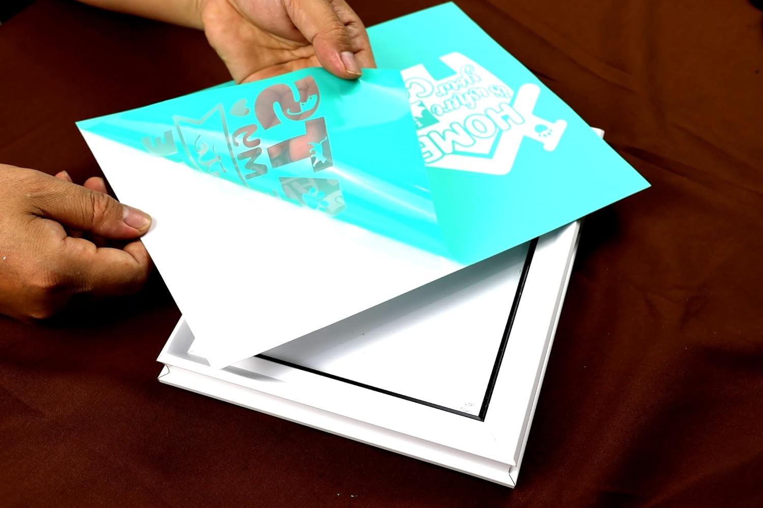 Artstencils Plantillas temáticas de gatos, plantilla de pantalla de seda de malla reutilizable autoadhesiva para pintar sobre madera, lienzo, papel,