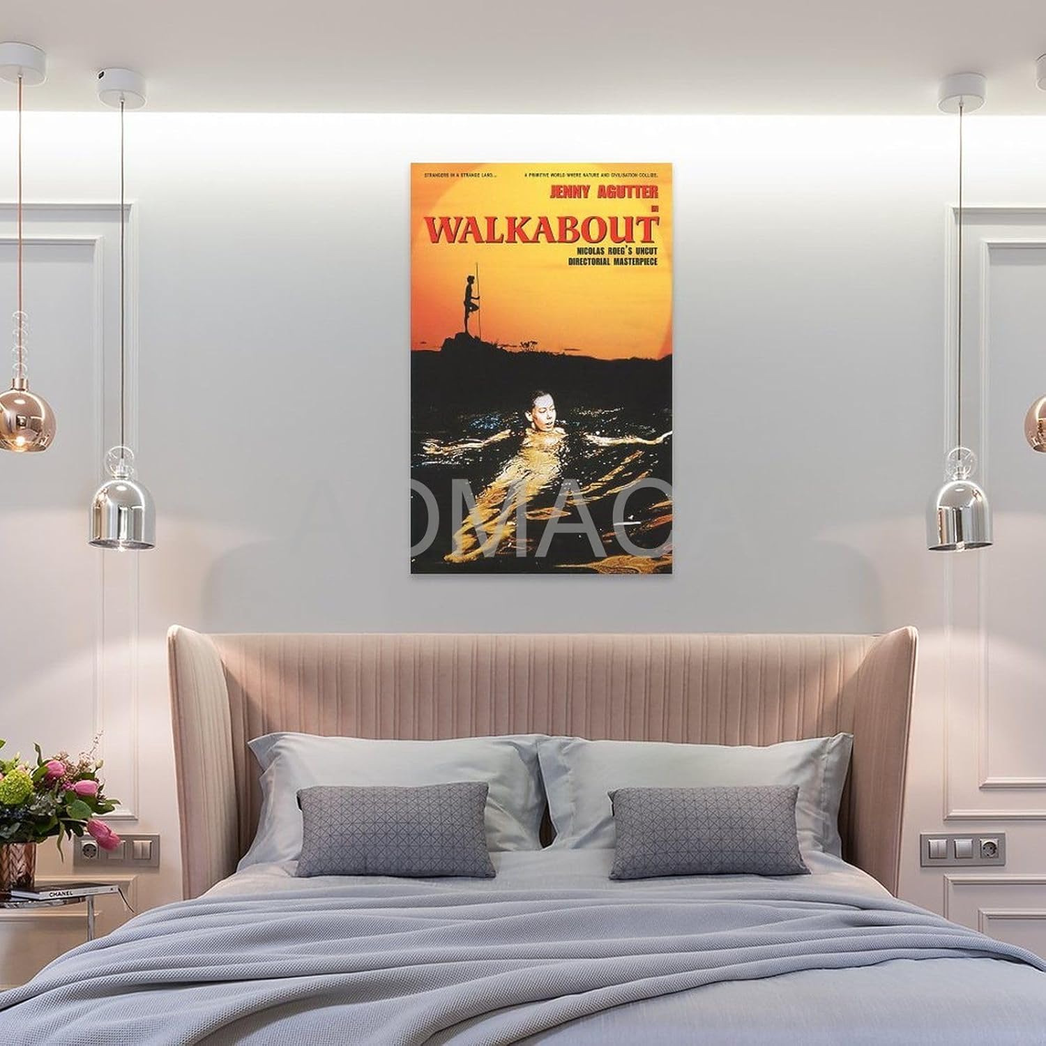 Póster de película Walkabout 2 lienzos, pintura de pared, póster para dormitorio, sala de estar, decoración de 12 x 18 pulgadas (11.8 x 17.7 in)